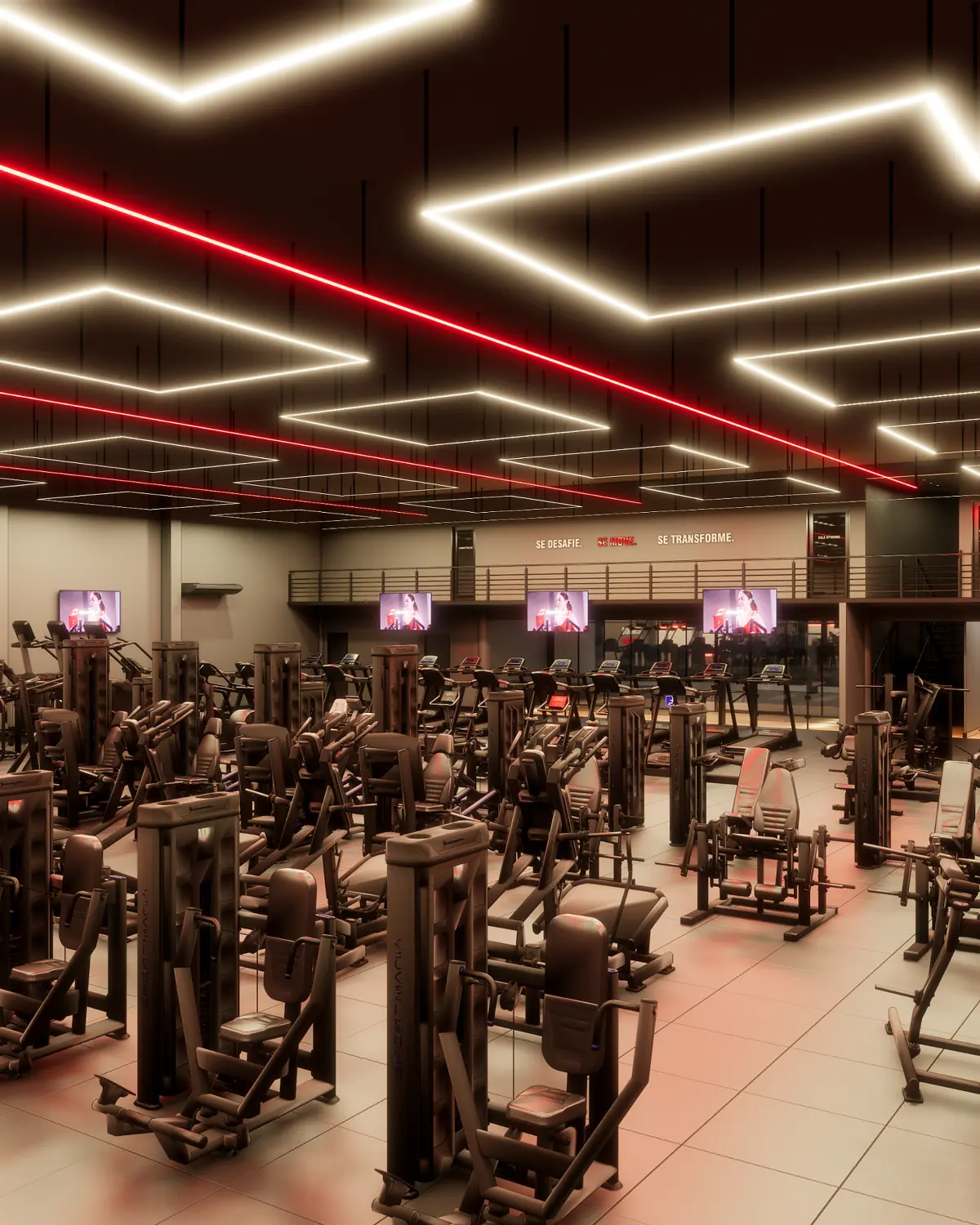 Área de musculação da Simplifit São Luís, academia na Areinha