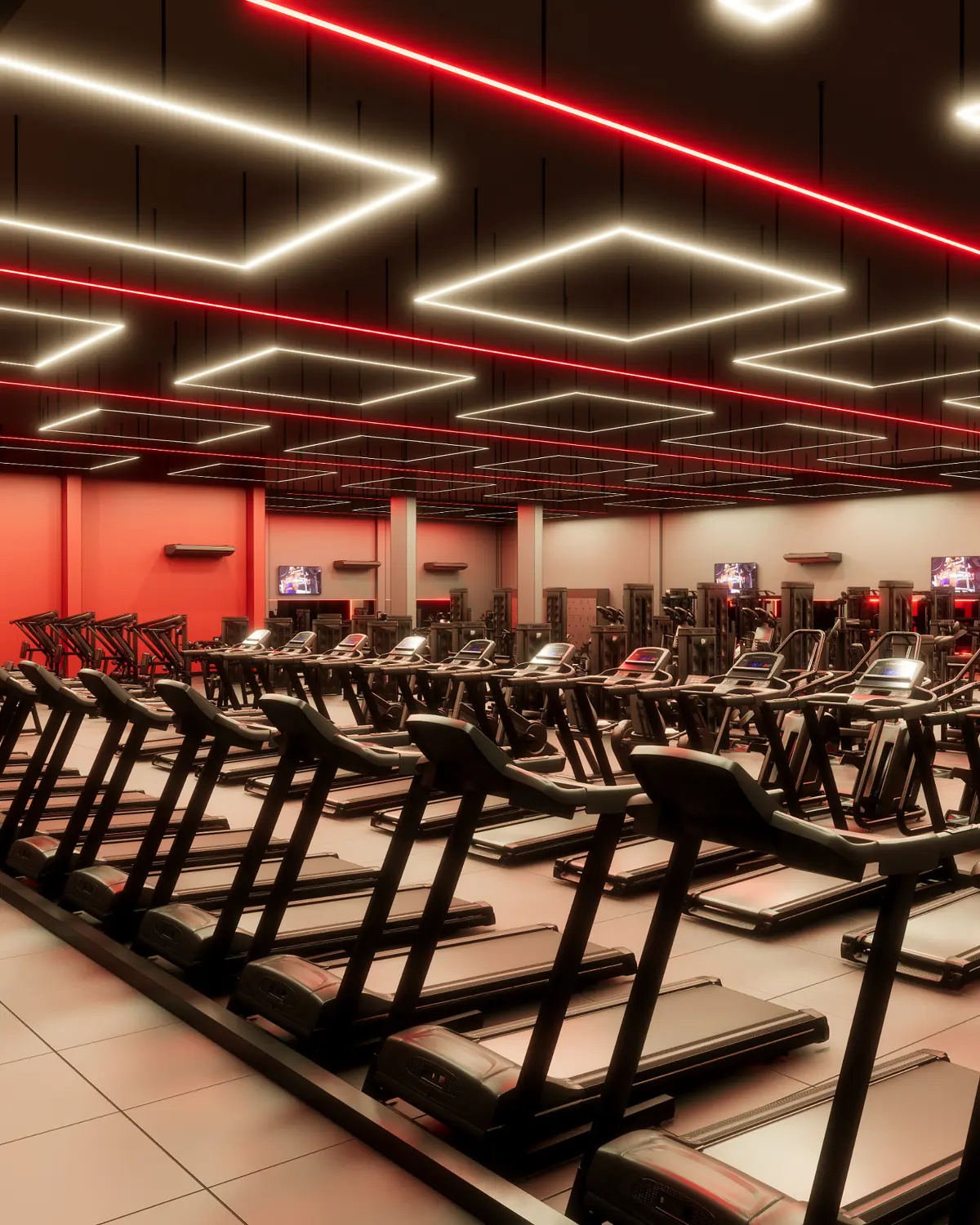 Área de cardio da Simplifit São Luís